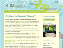 Tablet Screenshot of childbearing.org